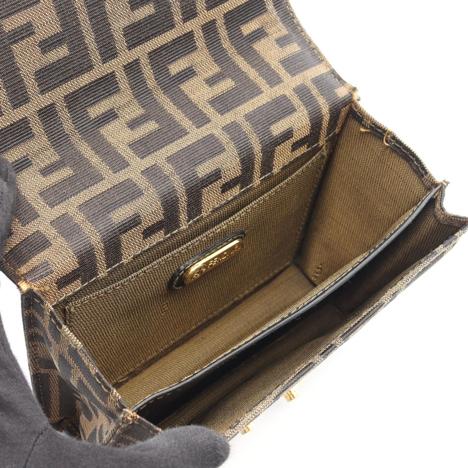 フェンディ FENDI ショルダーバッグ ズッカ ブラウン/ダークブラウン