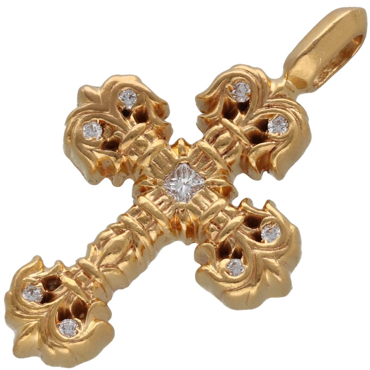 中古】 CHROME HEARTS クロムハーツ タイニーフィリグリークロス 中古】 CHROME HEARTS クロムハーツ タイニーフィリグリークロス