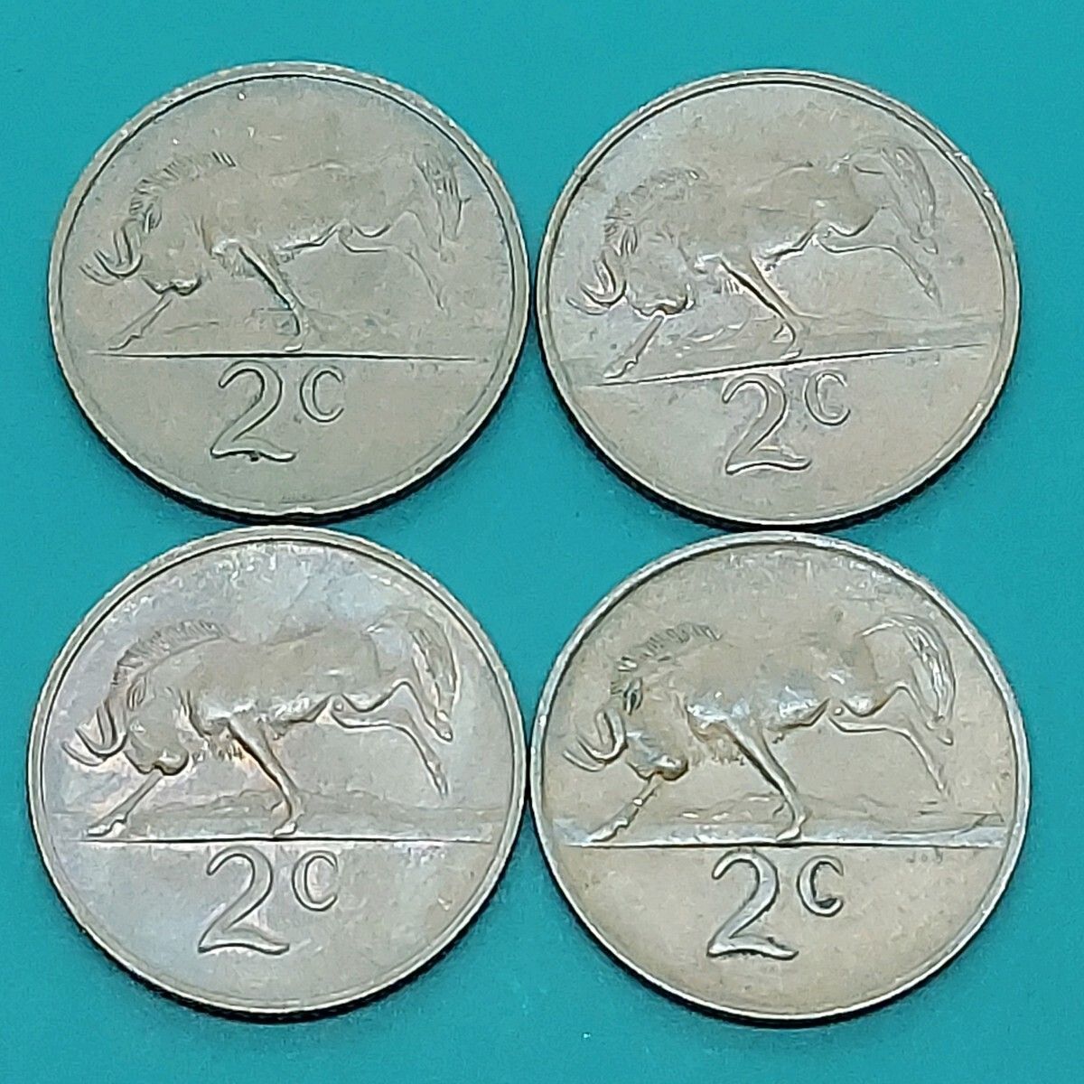 南アフリカ 2セント硬貨 おまとめ4点(1970年×3点・1971年×1点) 海外コイン ヴィンテージコイン【L12】 - メルカリ