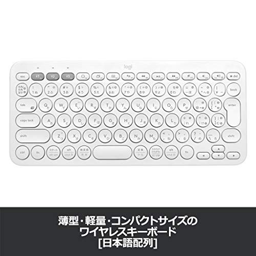 迅速に発送 ロジクール ワイヤレスキーボード 無線 キーボード 薄型 小型 K 380 OW Bluetooth ワイヤレス Windows Mac iOS Android Chrome c 2 e 6 3 bd