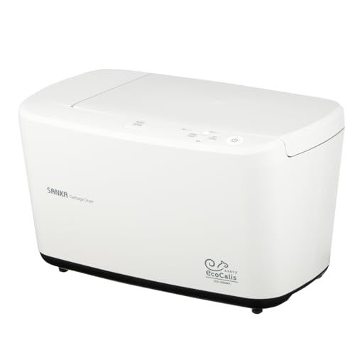 迅速に発送 サンカ 生ごみ処理機 エコカリス EcoCalis 家庭用 温風乾燥式 助成金対象 SDG 3000 WH 73 e 7 de 48