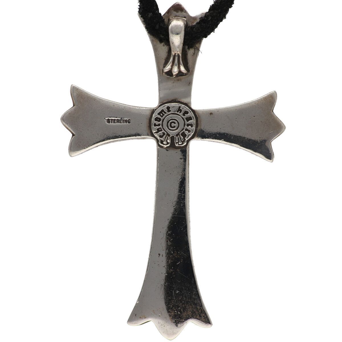 中古】 CHROME HEARTS クロムハーツ ラージCHクロス Wボロチップ