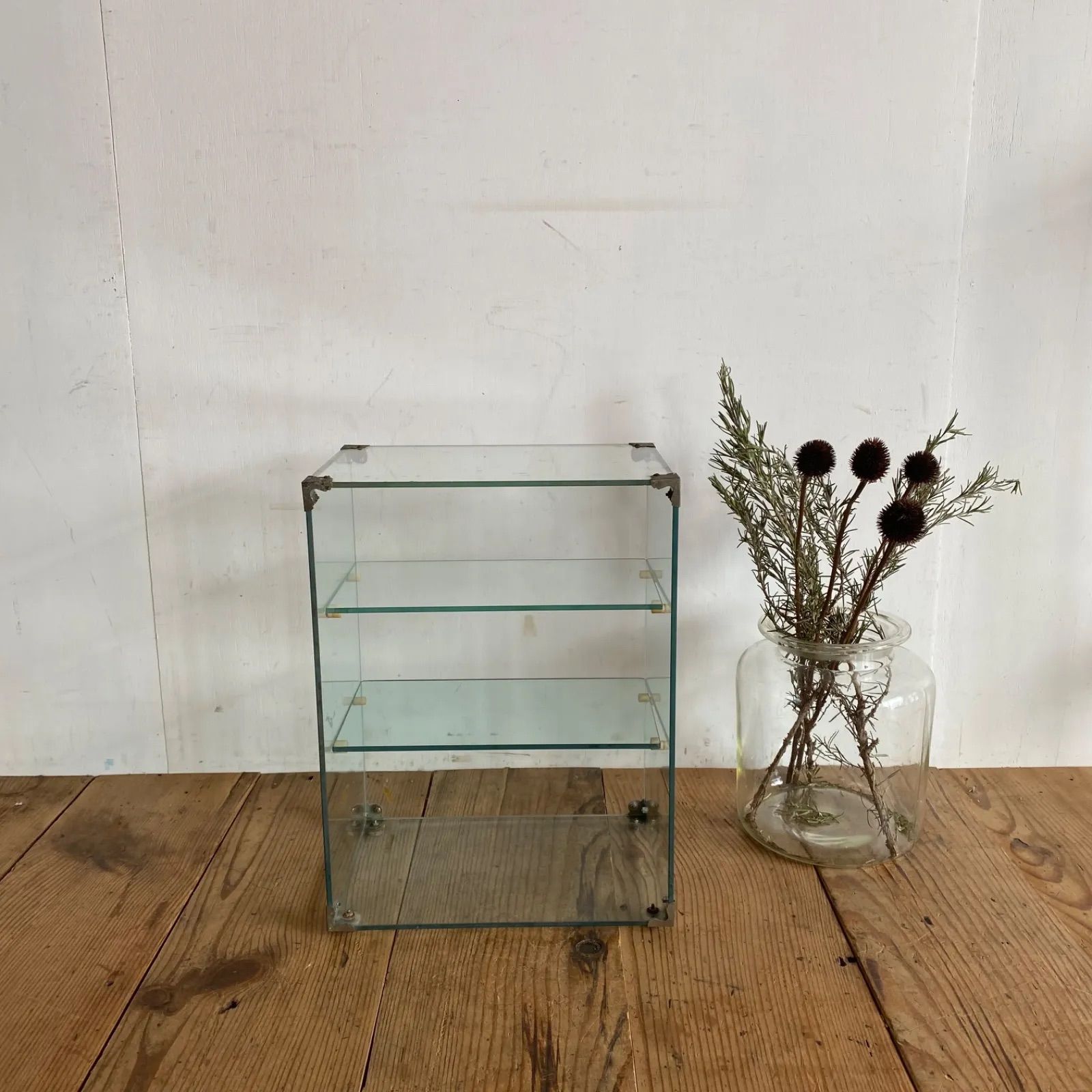 アンティーク ガラスケース ショーケース ディスプレイ レトロ y553