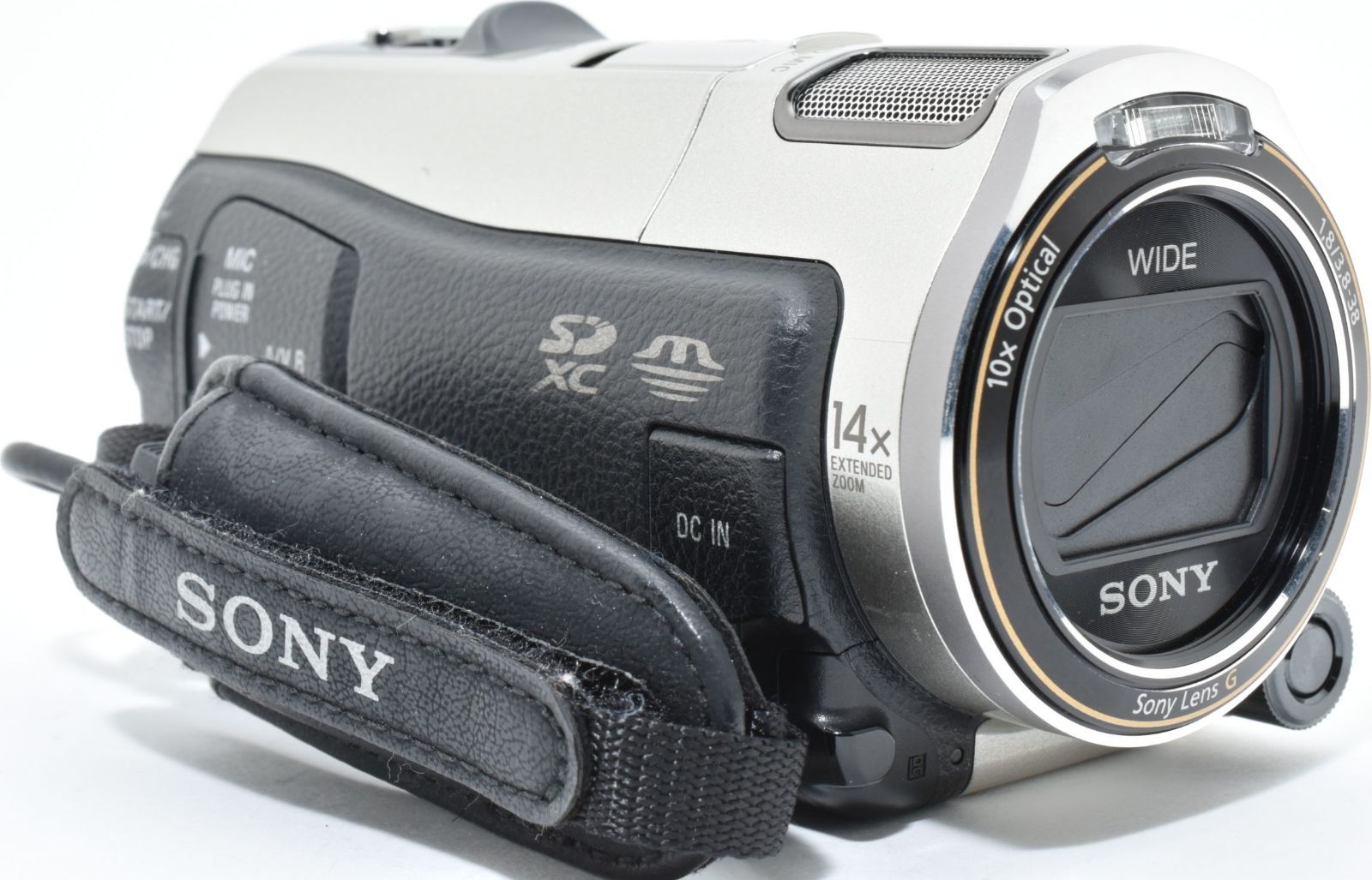 ビデオカメラ ソニー SONY HDR-CX560V シルバー 中古 新品SDカード