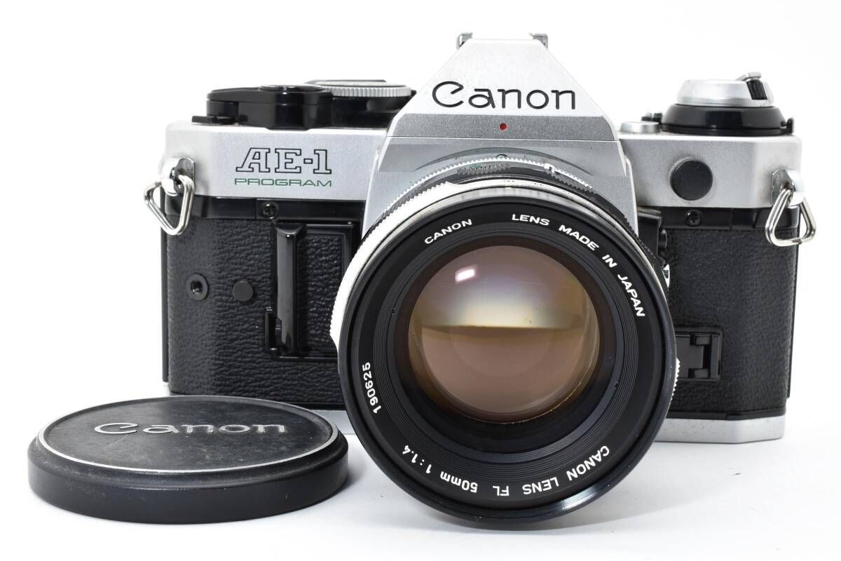 Canon AE-1 PROGRAM FL 50mm + F1.8 キャノン 公式通販 FD AE-1PROGRAM