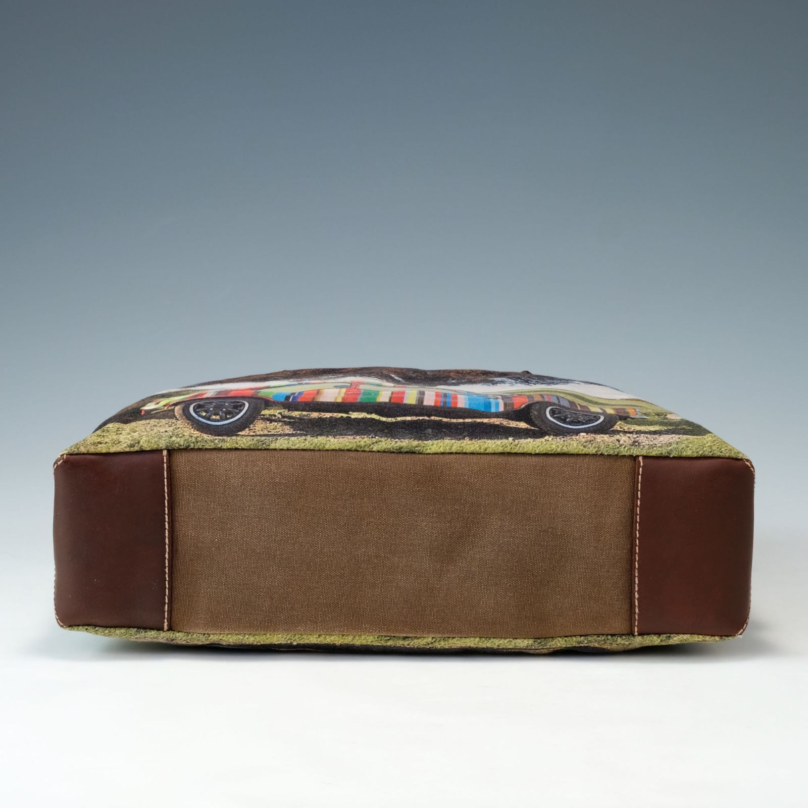 ポールスミス　ショルダーバッグ　ミニクーパー　トラベル　マルチカラー　キャンバス Paul Smithショルダーバッグ ミニクーパーキャンバスレザー マルチカラー