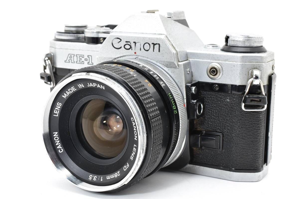 4183 ☆訳あり大特価☆キヤノン CANON AE-1 ボディ FD 28mm F3.5