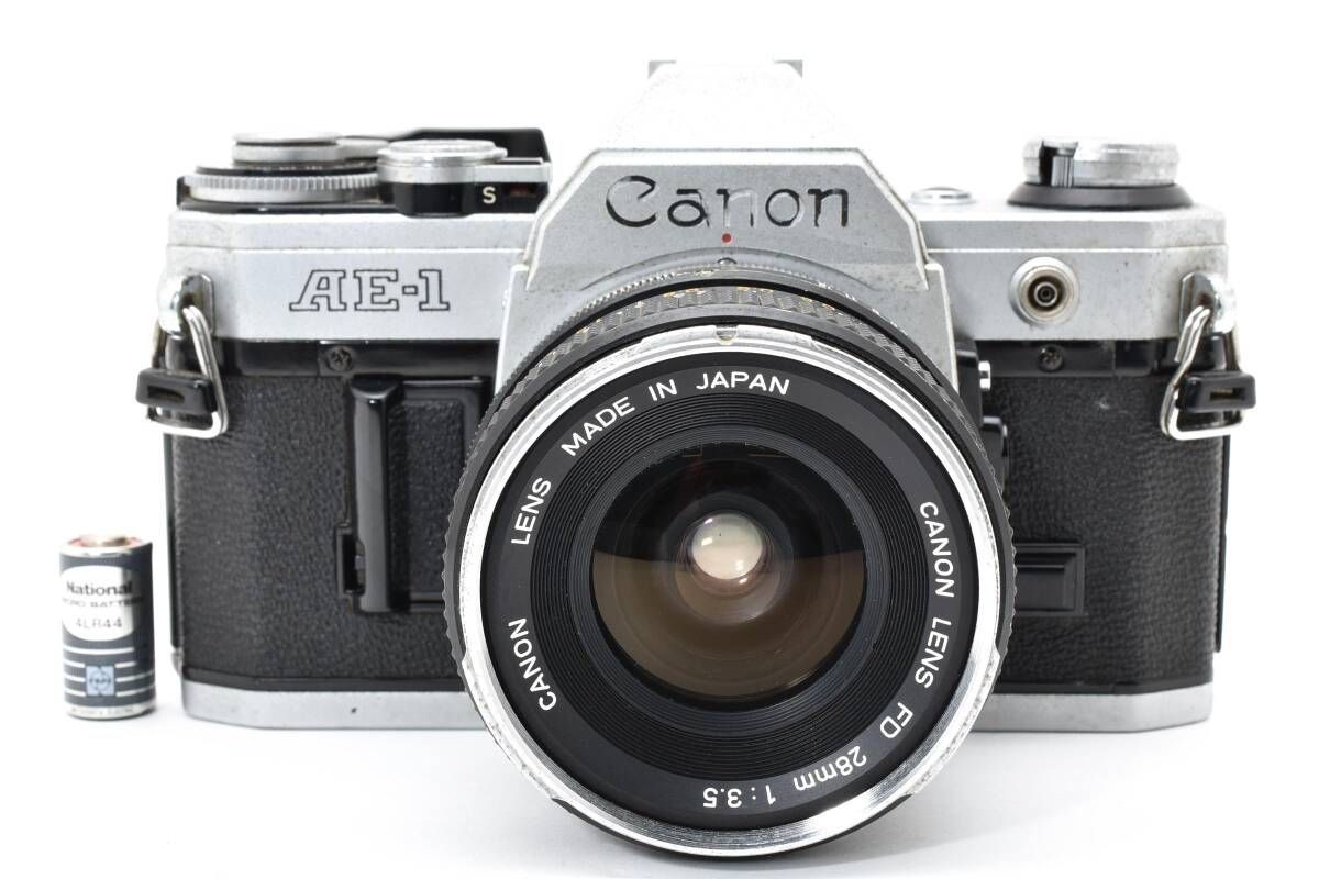 4183 ☆訳あり大特価☆キヤノン CANON AE-1 ボディ FD 28mm F3.5