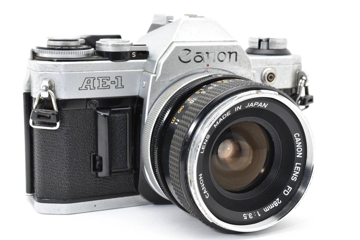 4183 ☆訳あり大特価☆キヤノン CANON AE-1 ボディ FD 28mm F3.5