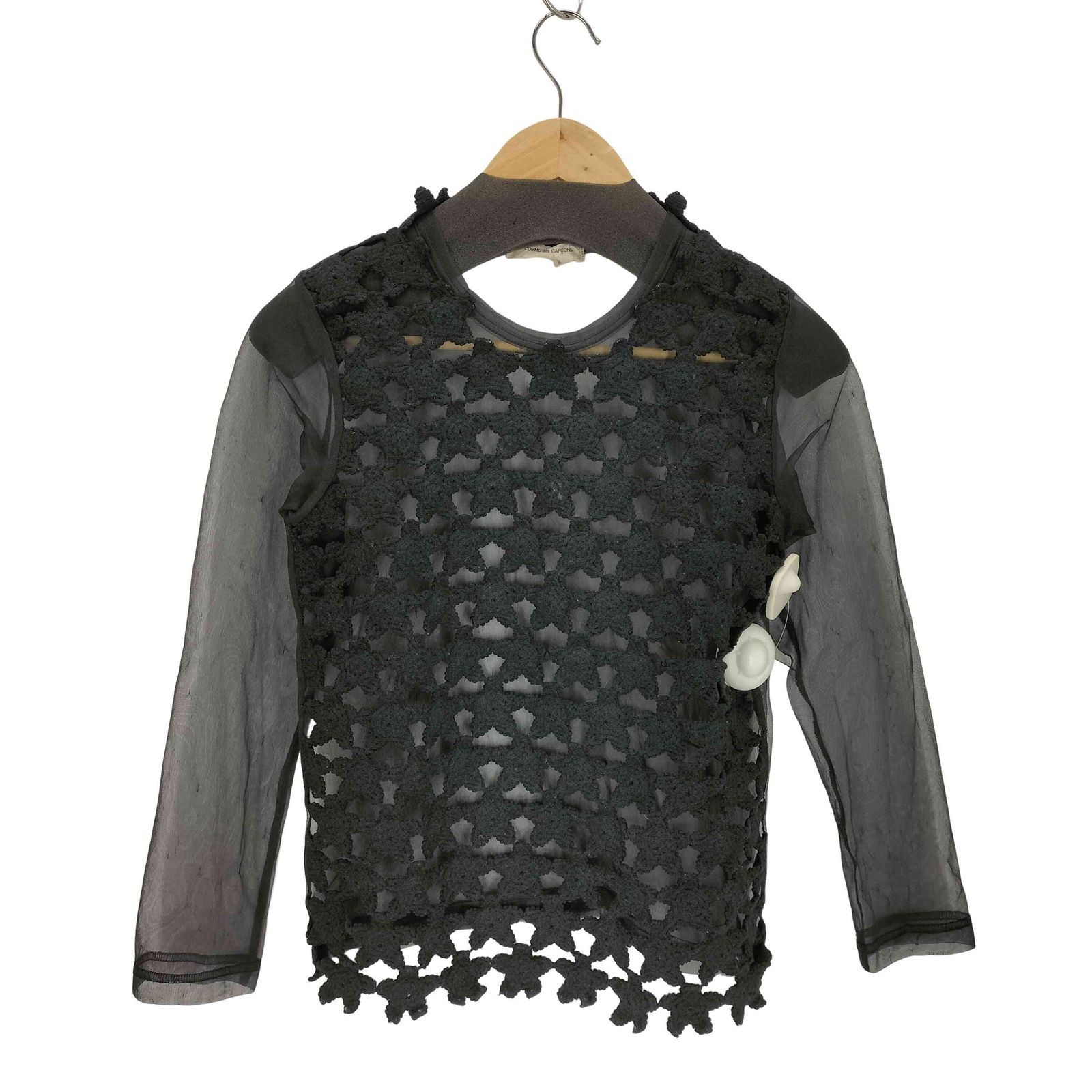 コムデギャルソン COMME des GARCONS シースルーレーストップス 