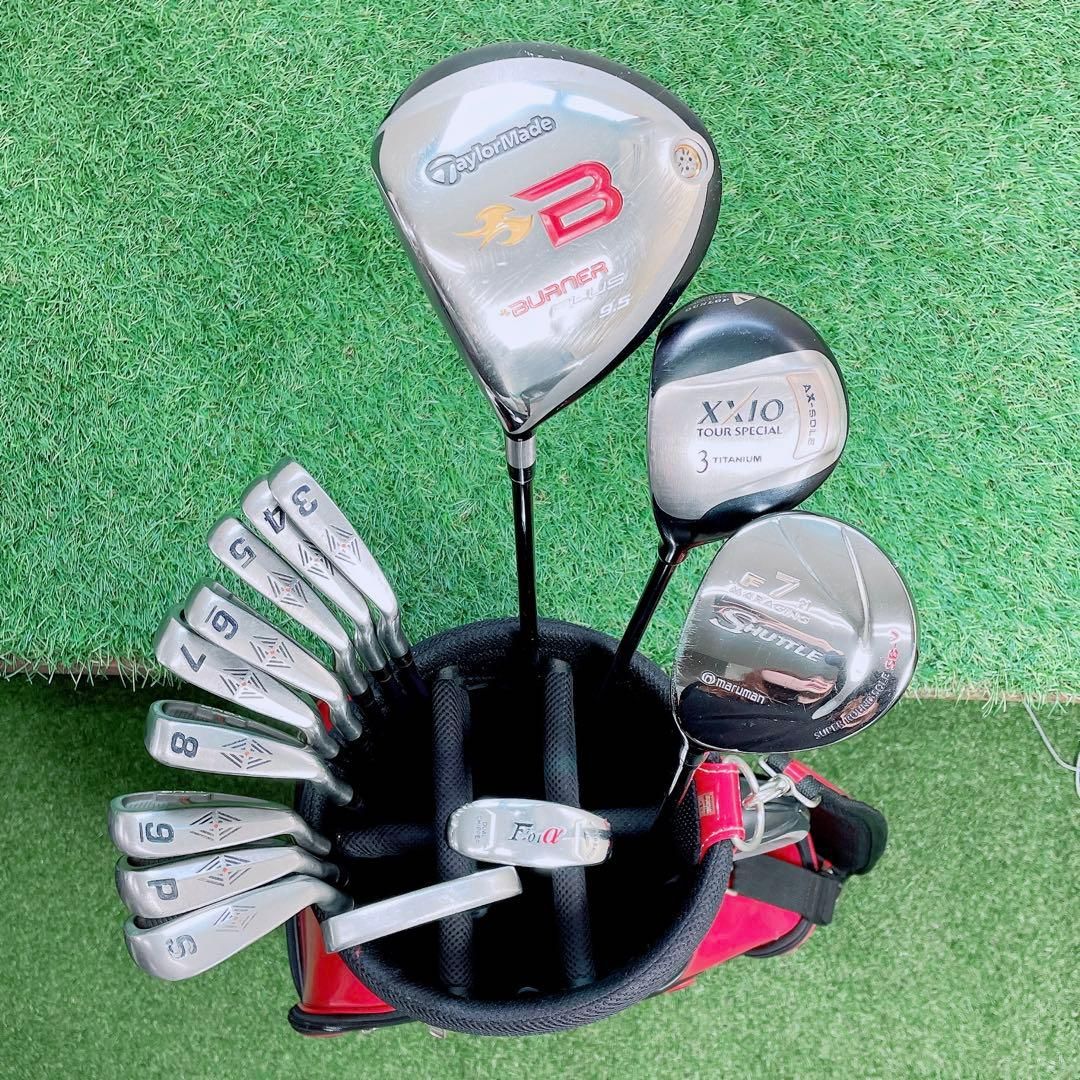 テーラーメイド バーナー レフティ ゴルフセット 初心者 N2084 - メルカリ
