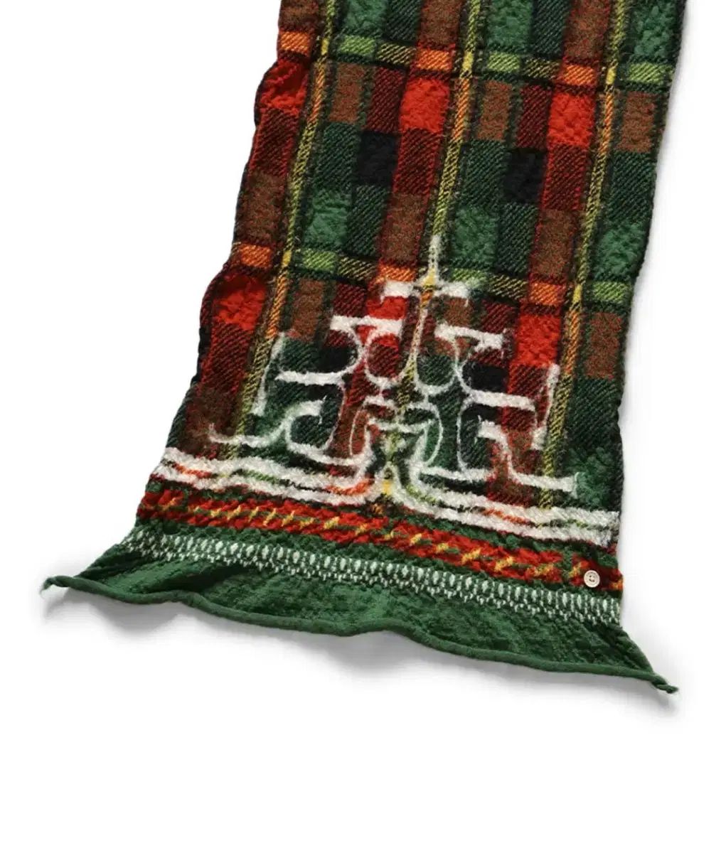 キャピタル　KAPITAL 縮絨ウール タータンチェック アイヌ マフラー KAPITAL（キャピタル）縮絨ウール 縮絨ウール タータンアイヌHAPPY