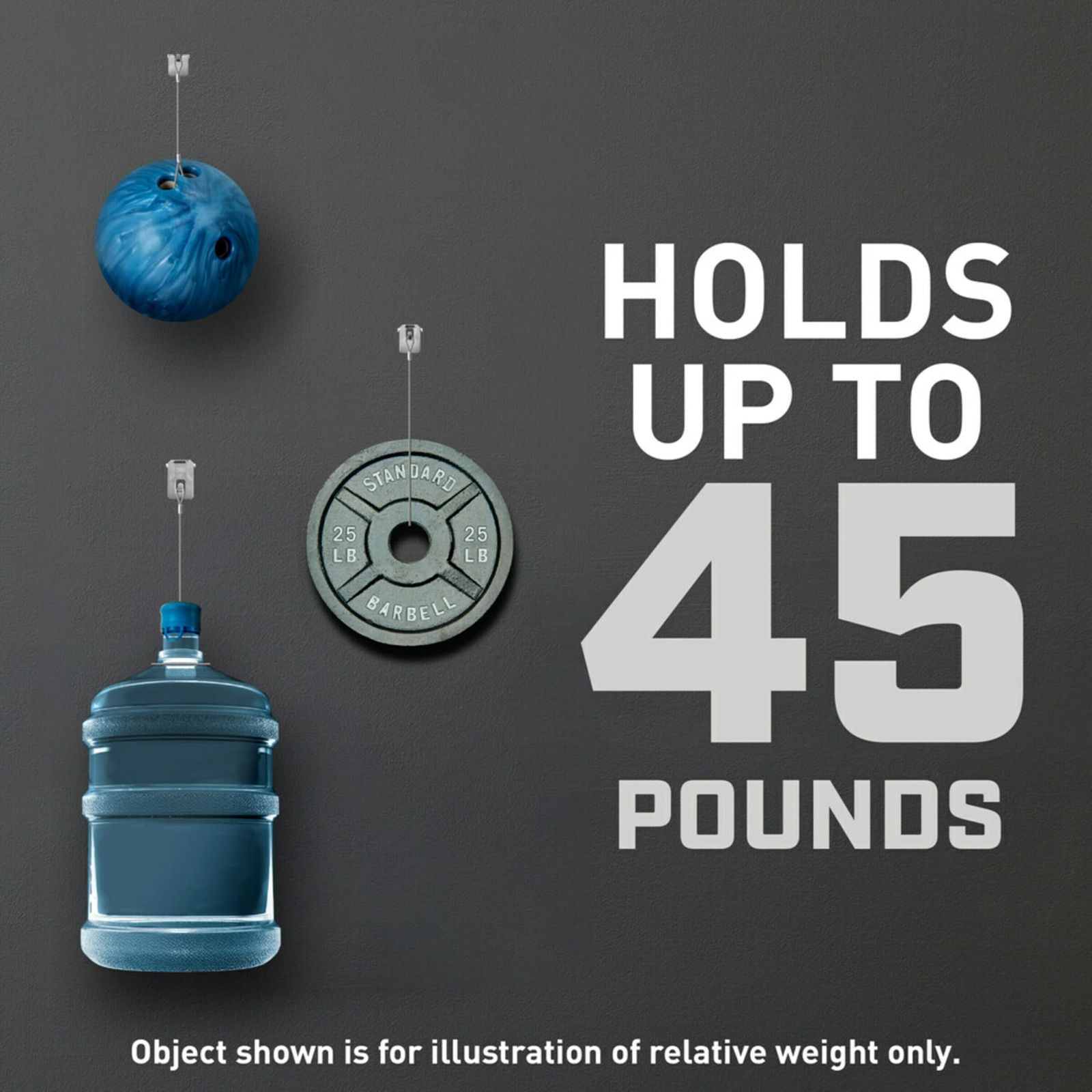 3 M CLAW 乾式壁ピクチャーハンガー 25 45 65ポンドスポットマーカー付きバラエティパック| シルバー