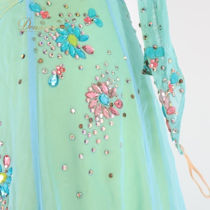 社交ダンス 衣装 スタンダードドレス ワンピース ドレス SORELI ソレリ