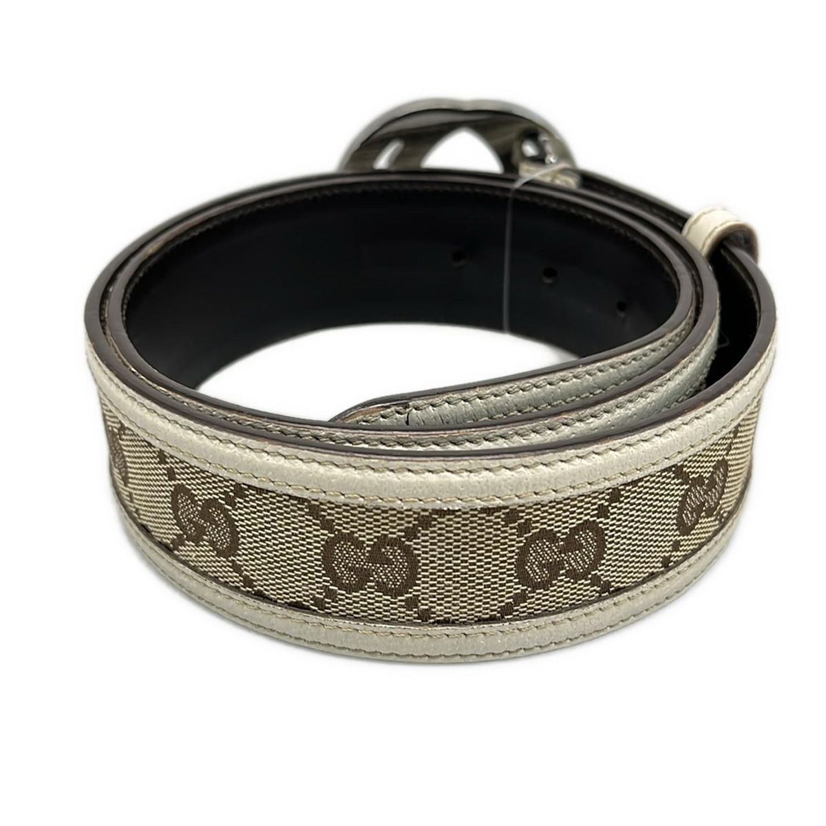 GUCCI(グッチ) ベルト 90.36 インターロッキングG/GG柄 114876