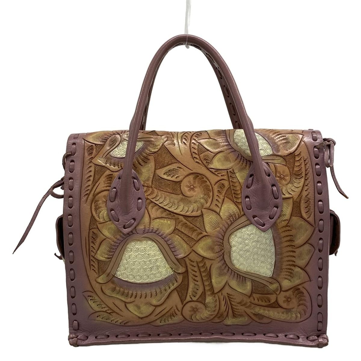 Carving Tribes(カービングトライブス) ハンドバッグ - パープル