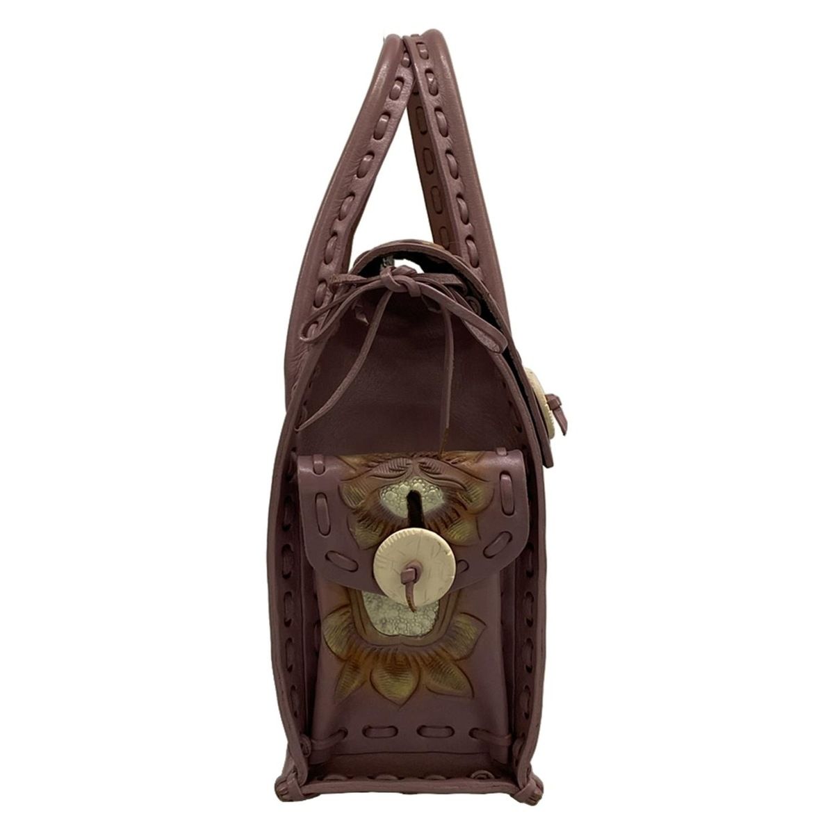 Carving Tribes(カービングトライブス) ハンドバッグ - パープル