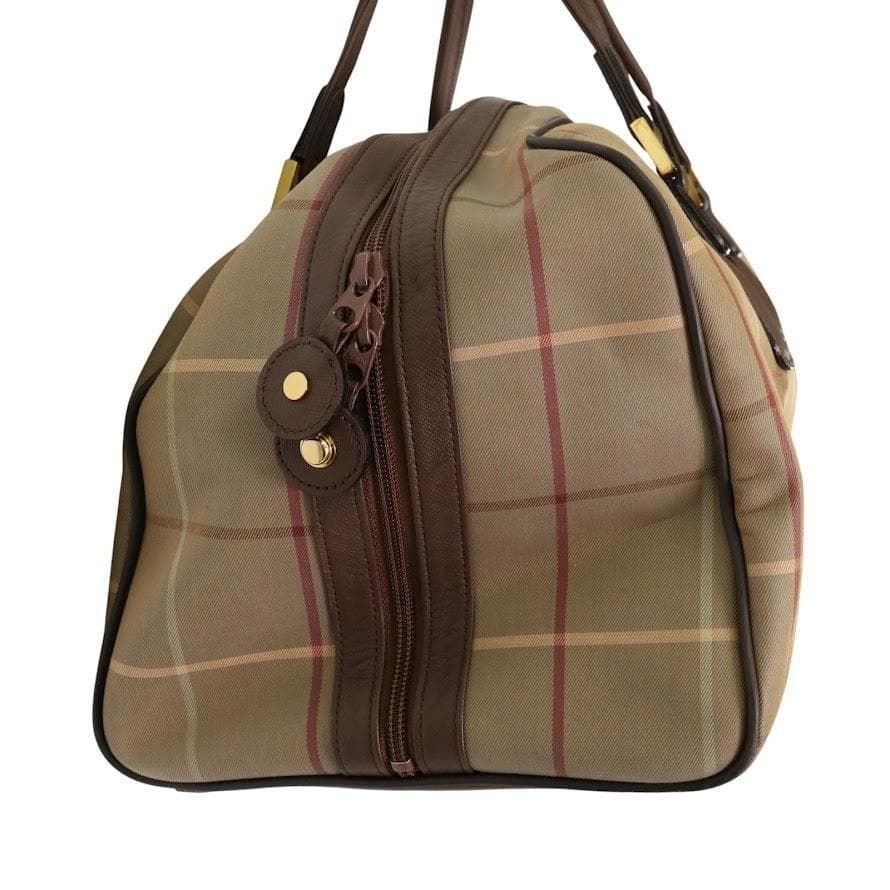 ヴィンテージ】バーバリー Burberry ボストンバッグ 旅行カバン 玉虫色