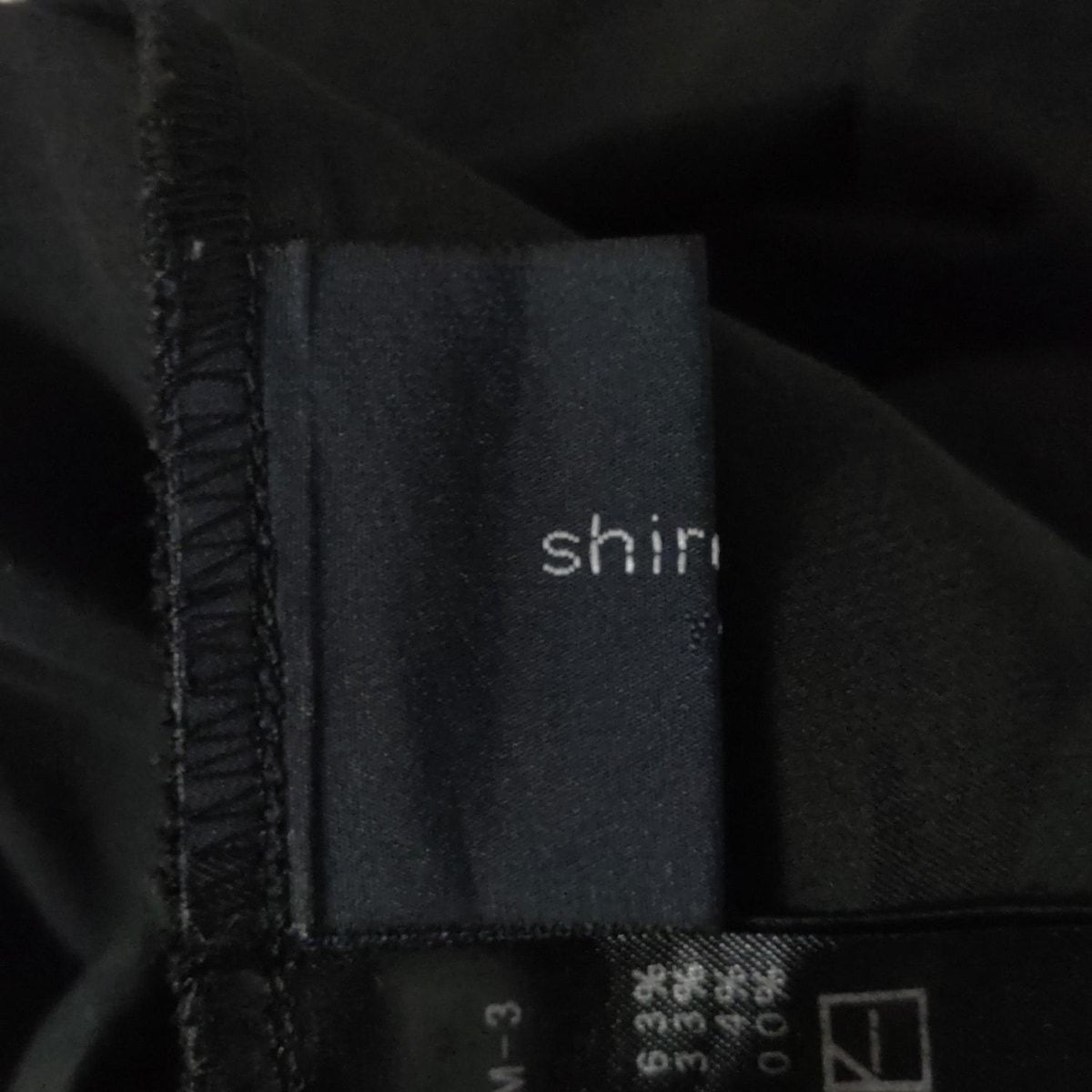 shirocon/yori(シロコン/ヨリ) パンツ サイズ34 S レディース - 黒  