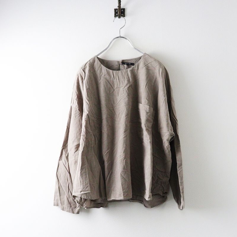 2024AW パドカレ pas de calais シャツコールブラウス 36‖グレー