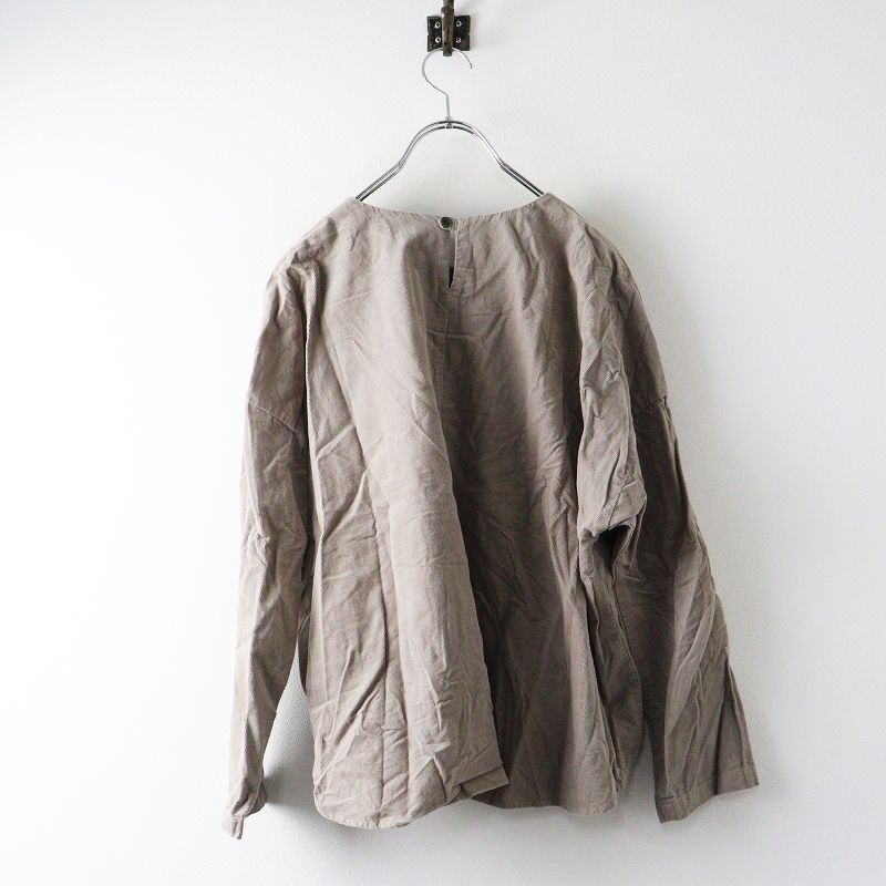 2024AW パドカレ pas de calais シャツコールブラウス 36‖グレー