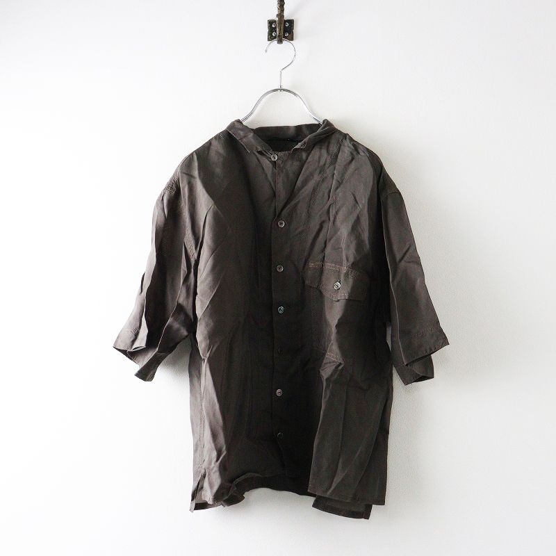 新品未使用 2024SS パドカレ pas de calais キュプラタフタ ブラウス