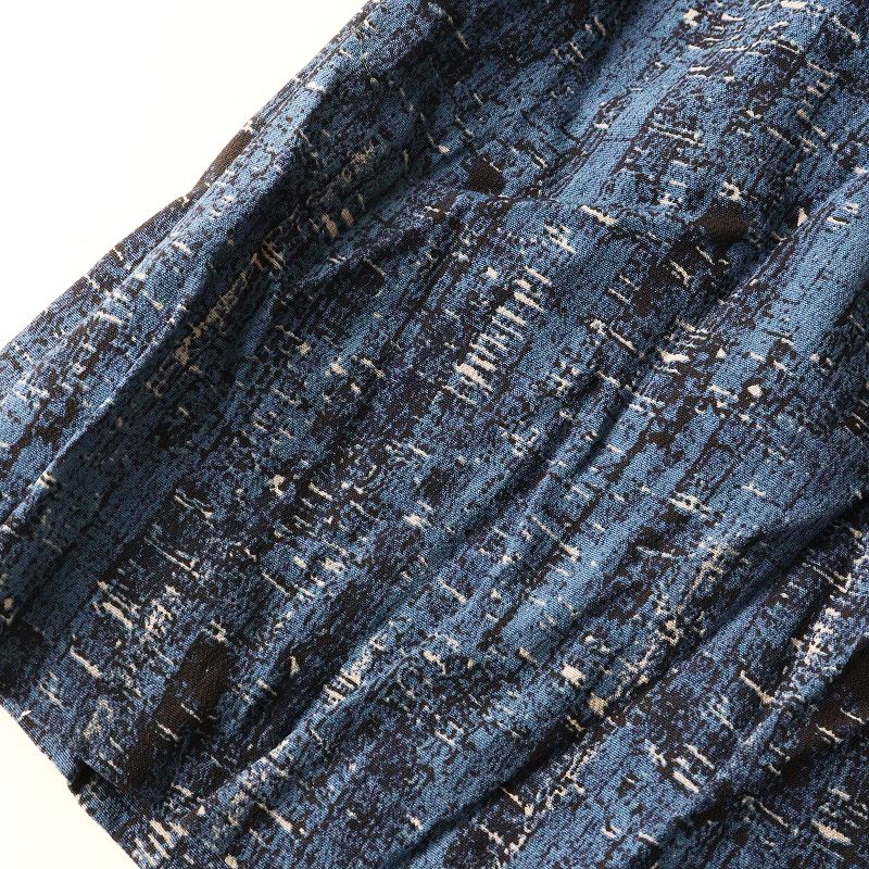 2023AW パドカレ pas de calais レーヨンデシンlayerプリントスカート  