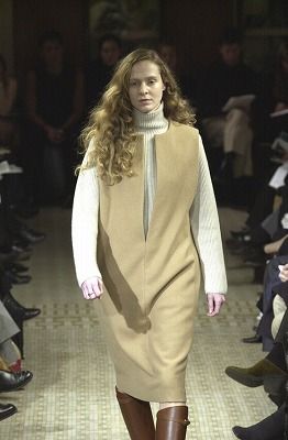 2000AW vintage HERMES by Martin Margiela Wool Vareuse Dress 34 