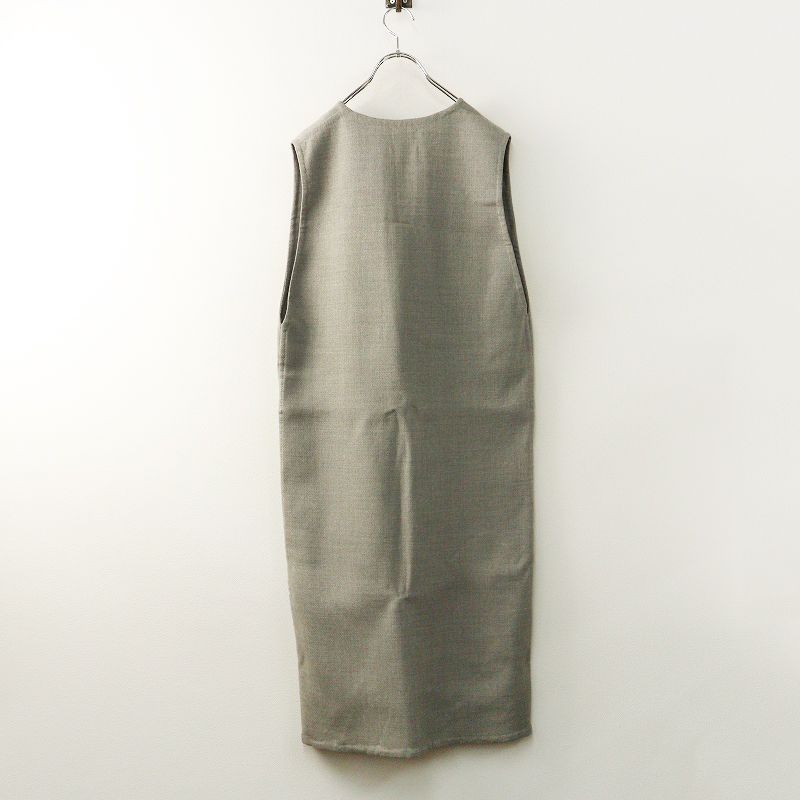 2000AW vintage HERMES by Martin Margiela Wool Vareuse Dress 34 