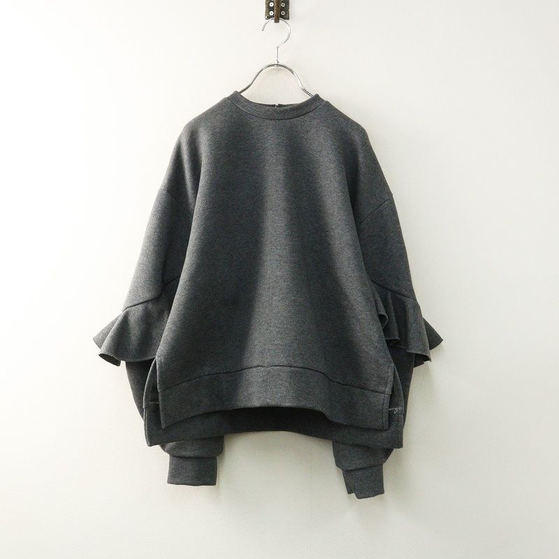 2024AW エンフォルド ENFOLD RAFFLE-SLEEVES PULLOVER ラッフル