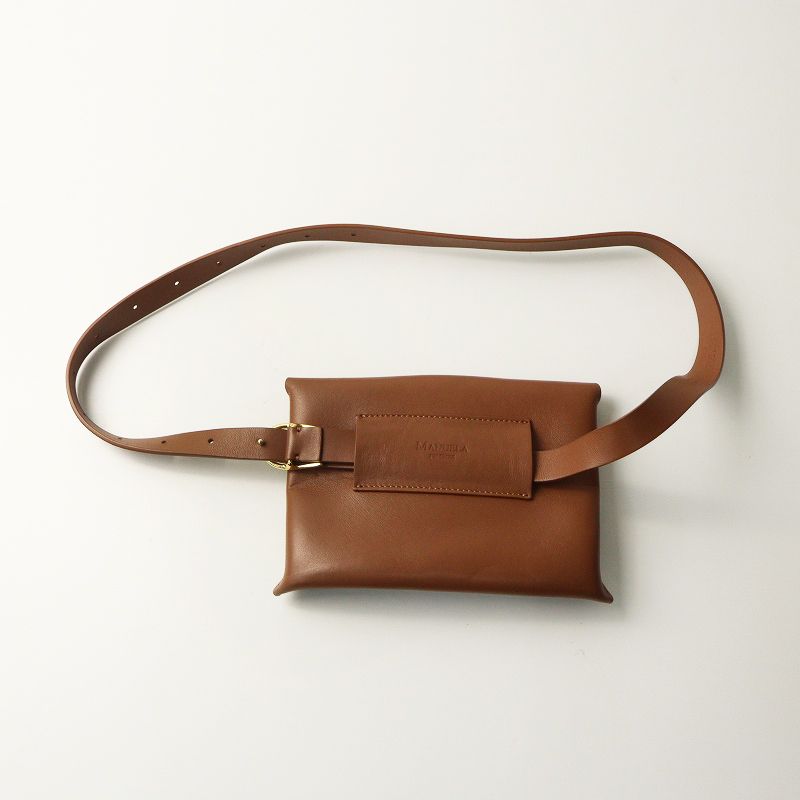 マヌエラ MANUELA BELT バッグ＼ブラウン ウエストポーチ ベルトバッグ