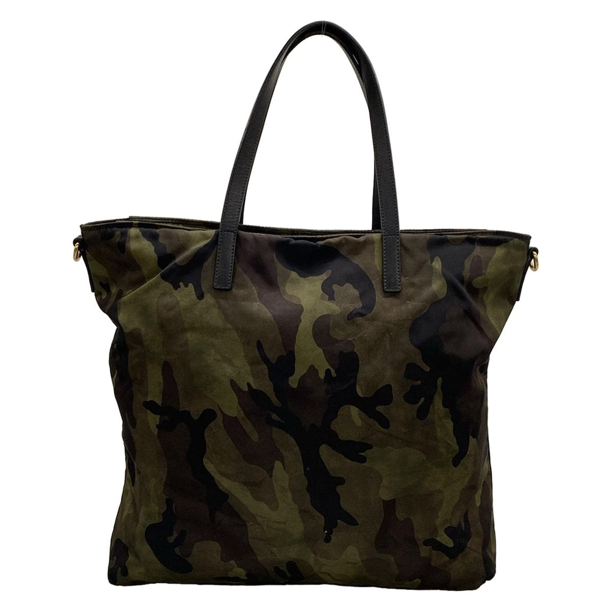 PRADA カモフラージュ トートバッグ PRADA(プラダ) トートバッグ カーキ×黒 迷彩柄/カモフラージュ - メルカリ