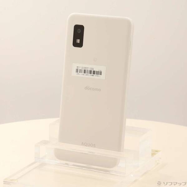 中古品〕 AQUOS wish3 64GB ホワイト SH-53D docomo SIMフリー【295