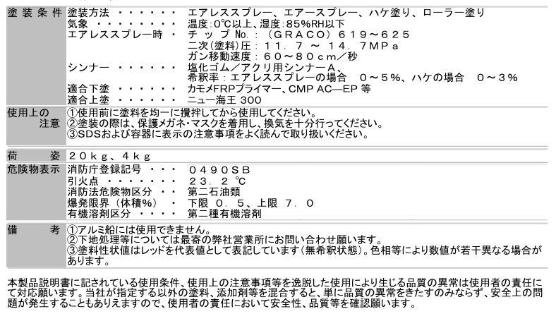 カズカズさま 船底塗料 ニュー海王300 ブラック 4㎏ｘ2缶 加水分解型 中国塗料