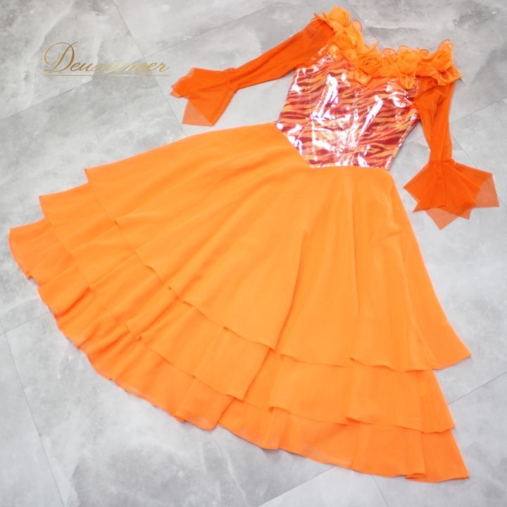 社交ダンス 衣装 スタンダード ドレス ワンピース パーティドレス