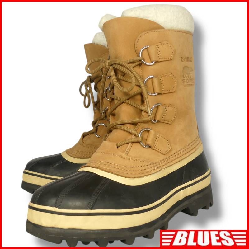 SOREL ソレル スノーブーツ トレッキングシューズ 25 アウトドア キャンプ メンズ キャメル US 8 トレッキングブーツサイズ25 cm一覧←SEULB屋着古← NR 4814