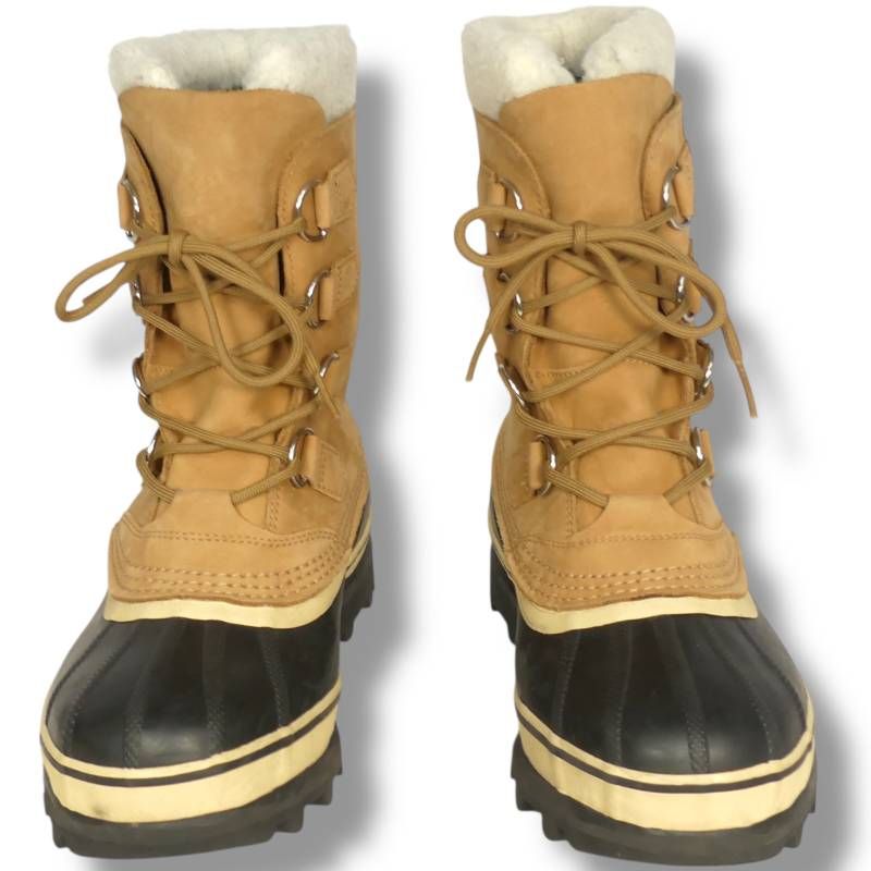 SOREL ソレル スノーブーツ トレッキングシューズ 25 アウトドア キャンプ メンズ キャメル US 8 トレッキングブーツサイズ25 cm一覧←SEULB屋着古← NR 4814