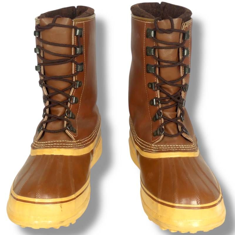 SOREL ソレル スノーブーツ 27 カナダ製 トレッキングシューズ 90 s ヴィンテージ アウトドア キャンプ メンズ 茶 トレッキングブーツサイズ27 cm一覧←SEULB屋着古← NR 4819