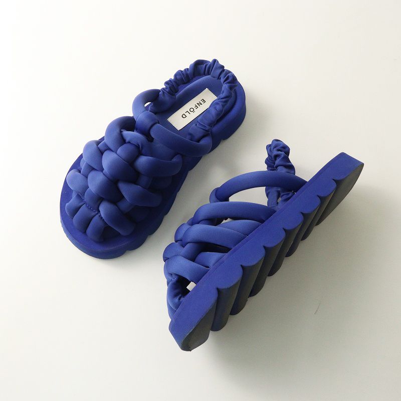 ENFOLD(エンフォルド) WINTER SANDALS ブルー 袋付き ENFOLD(エンフォルド) WINTER SANDALS - COLDBECK ONLINE（コール