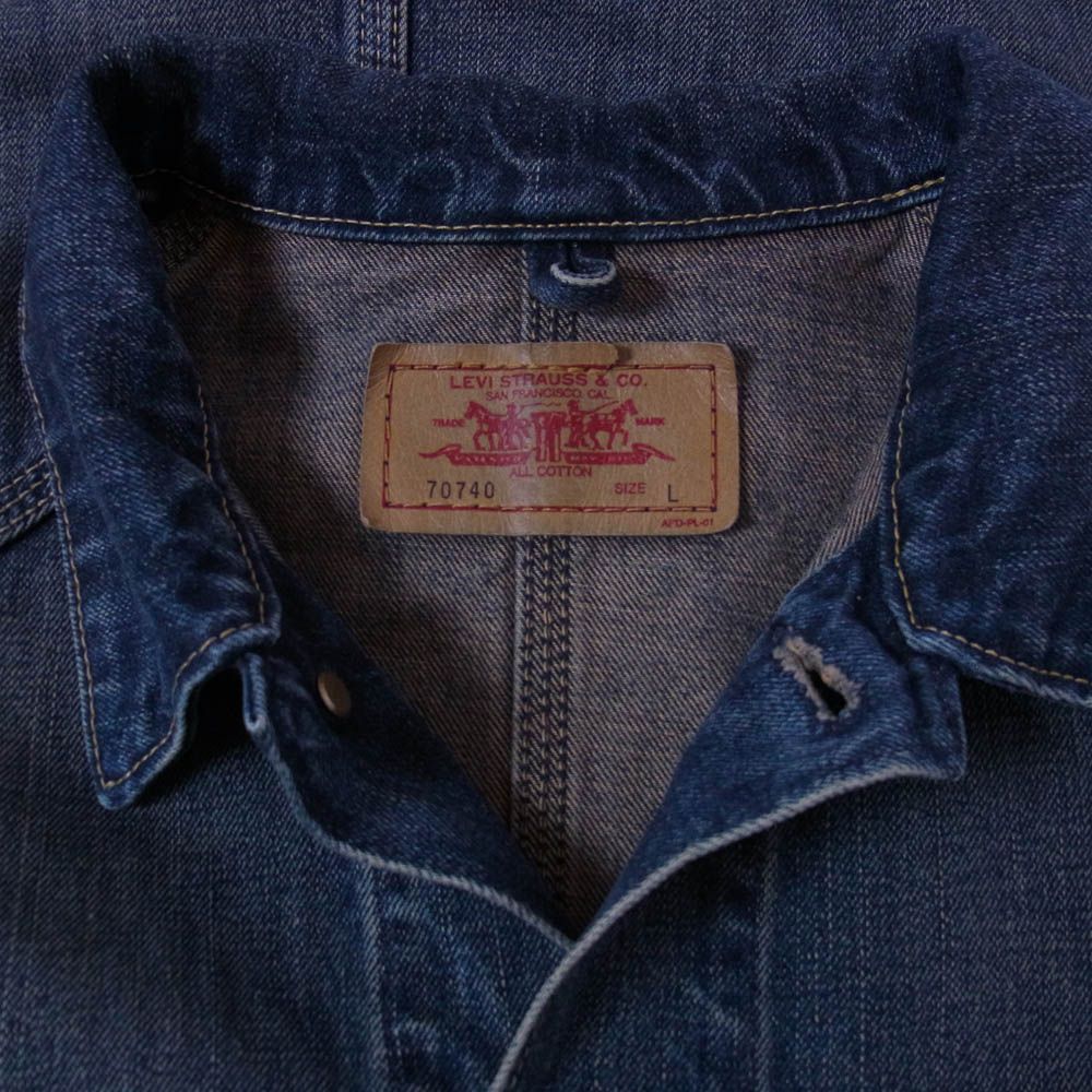 Levi's リーバイス 70740 ボタン裏 C72 デニムカバーオール デニム