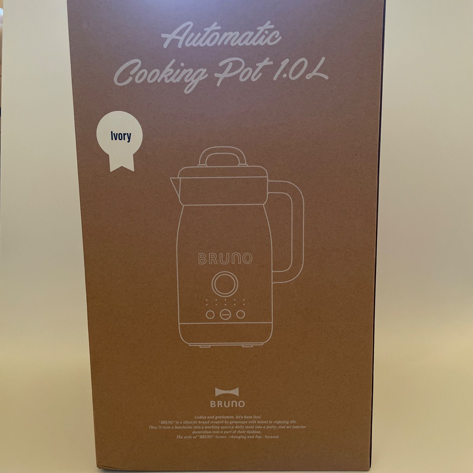 BRUNO オートクックポット 1.0L BOE125-IV計1点 id:9fπ - メルカリ
