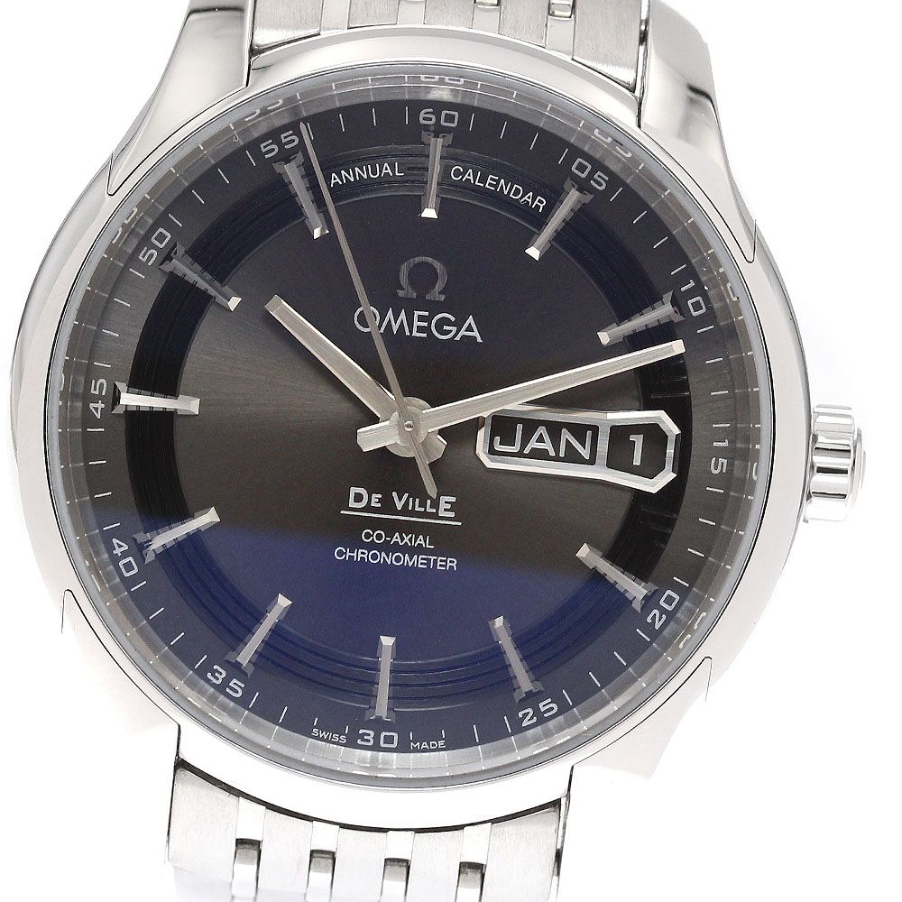 オメガ OMEGA 431.33.41.22.06.001 デビル アワービジョン 年次カレンダー 自動巻き メンズ 良品 箱・保証書付き_933801 オメガ OMEGA 431.33.41.22.06.001 デビル アワービジョン 年次