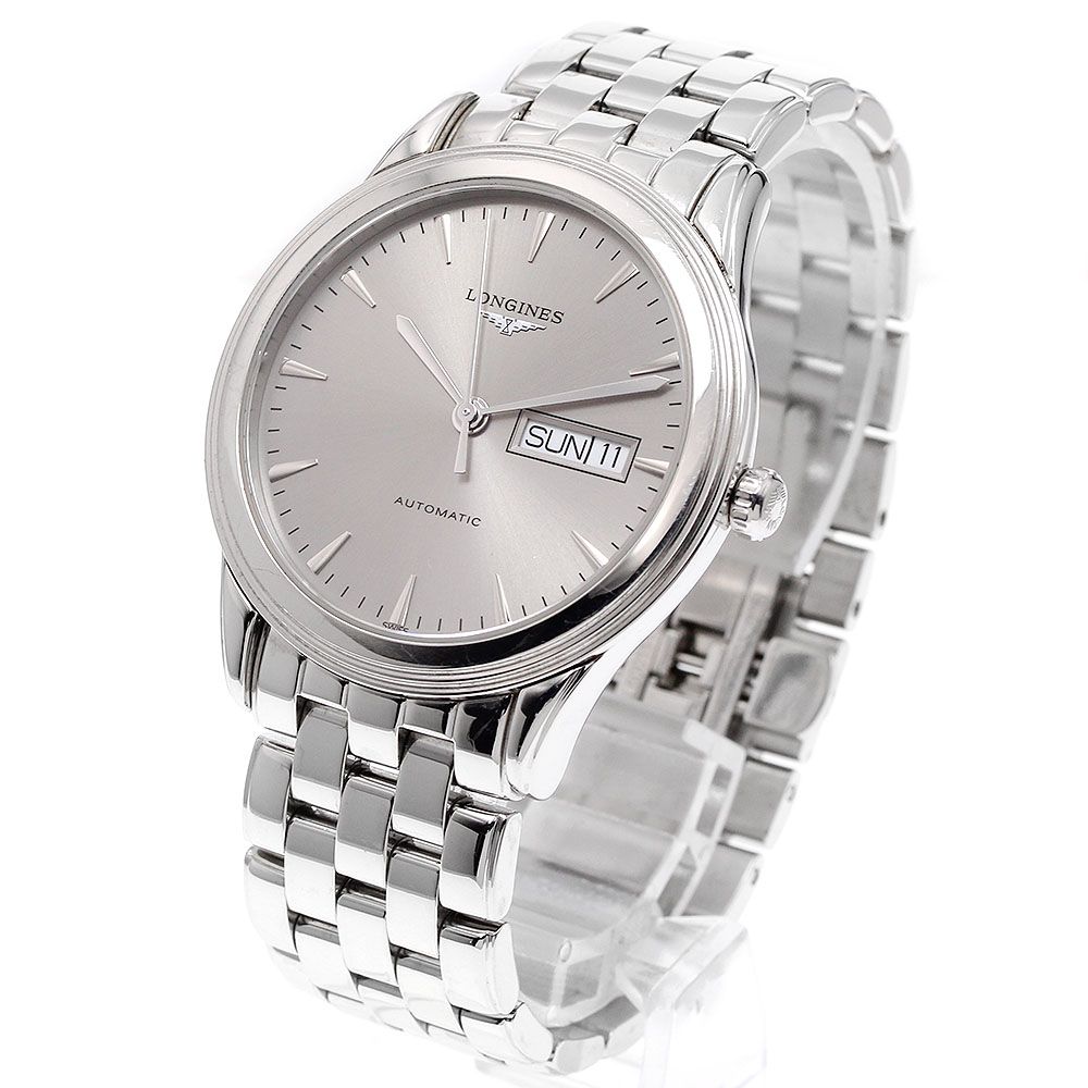  ロンジン LONGINES L4 899 4 フラッグシップ デイデイト 自動巻き メンズ 箱 保証書付き_932799 動きやすい 自動巻き時計 腕時計(アナログ)