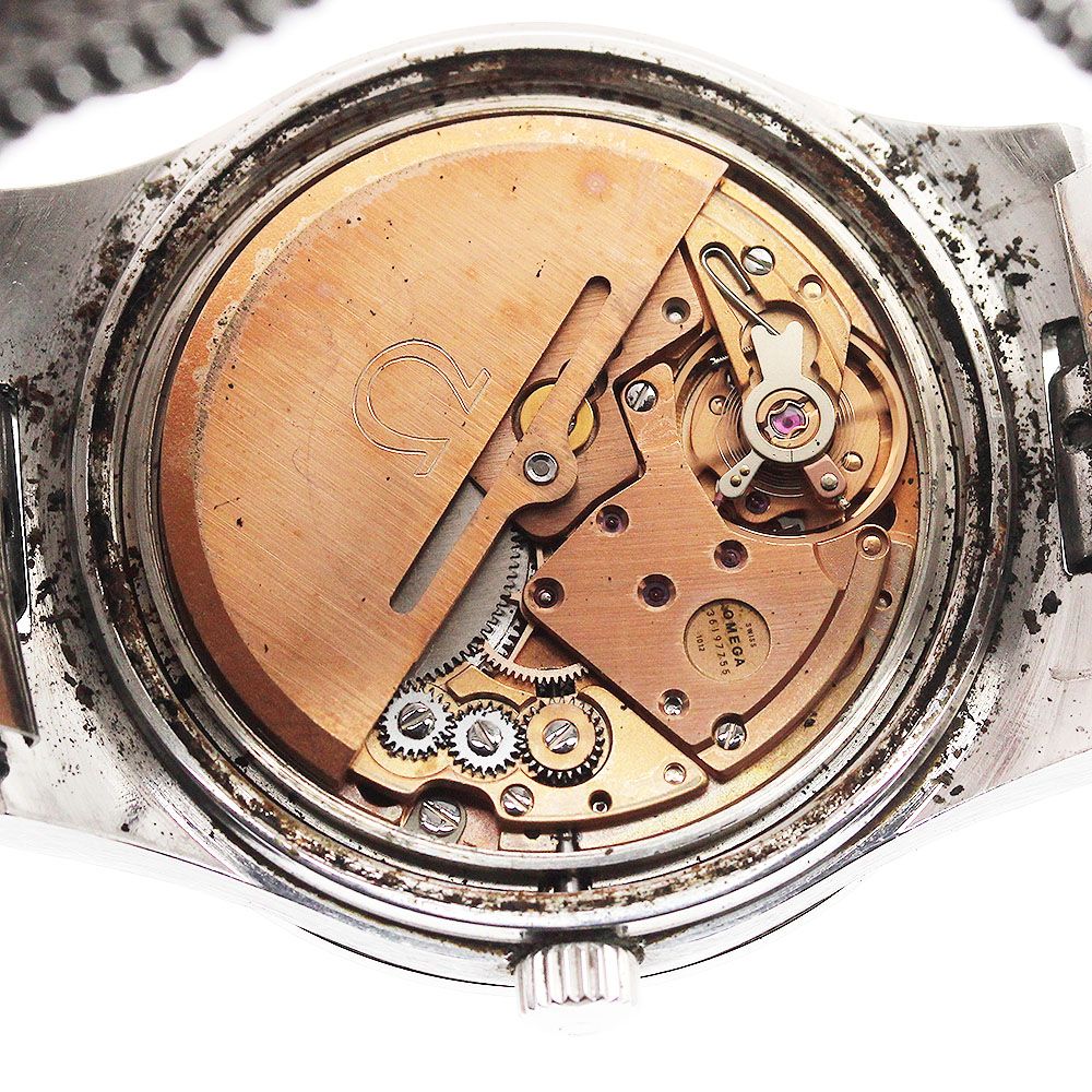  オメガ OMEGA 166 0173 366 0832 ジュネーブ デイト Cal 1012 自動巻き メンズ _936034 体型カバー 自動巻き時計 腕時計(アナログ)