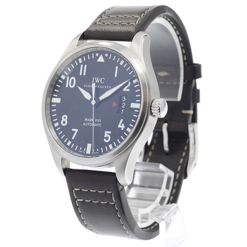  IWC IWC SCHAFFHAUSEN IW326501 パイロットウォッチ マークXVII デイト 自動巻き メンズ _937902 定番アイテム 自動巻き時計 腕時計(アナログ)