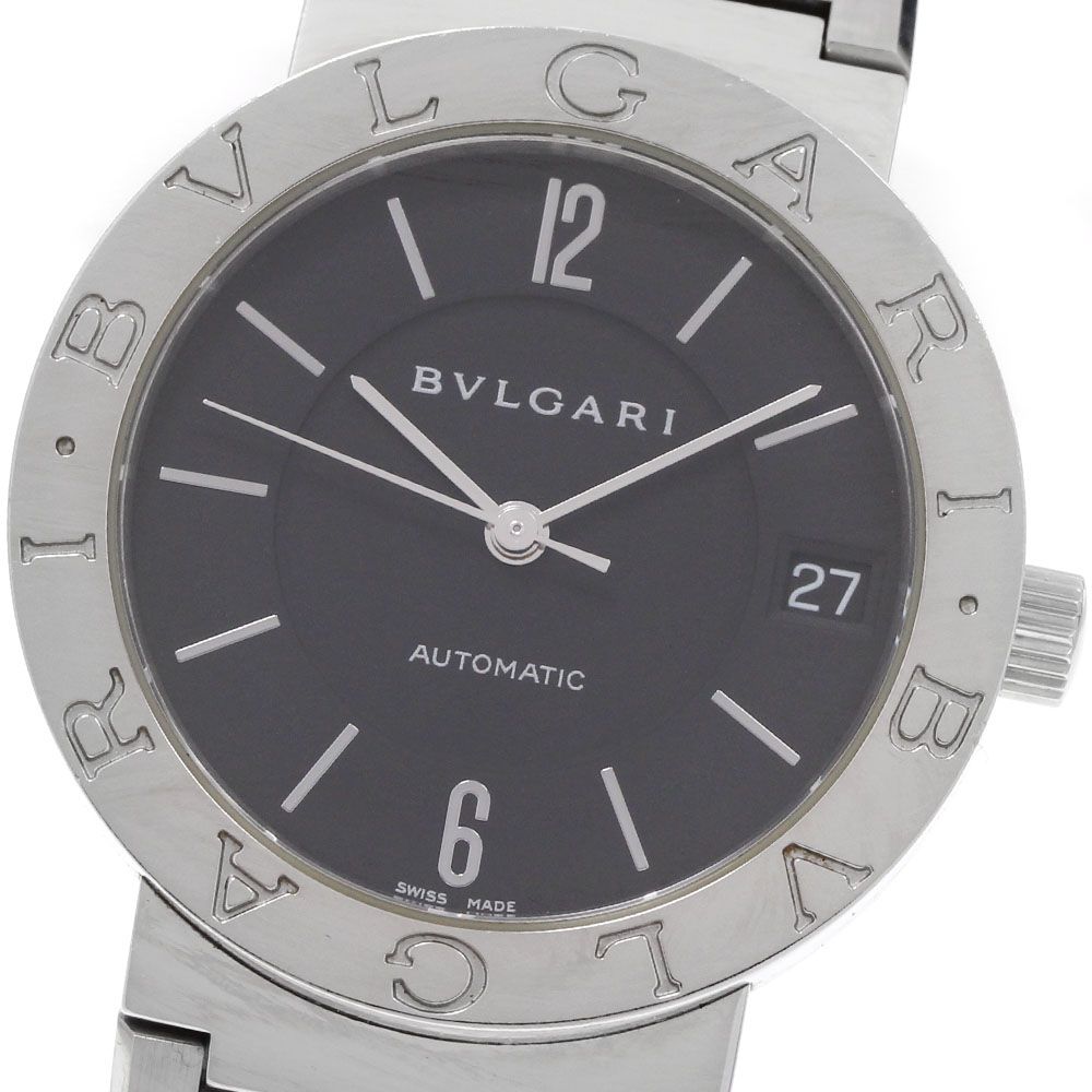 ブルガリ BVLGARI BB33SS ブルガリブルガリ デイト 自動巻き メンズ 箱 保証書付き_931817