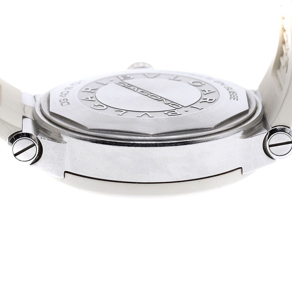  ブルガリ BVLGARI DG40SCH ディアゴノ 19Pダイヤ 自動巻き メンズ 箱 保証書付き_938242 プチプラ 自動巻き時計 腕時計(アナログ)