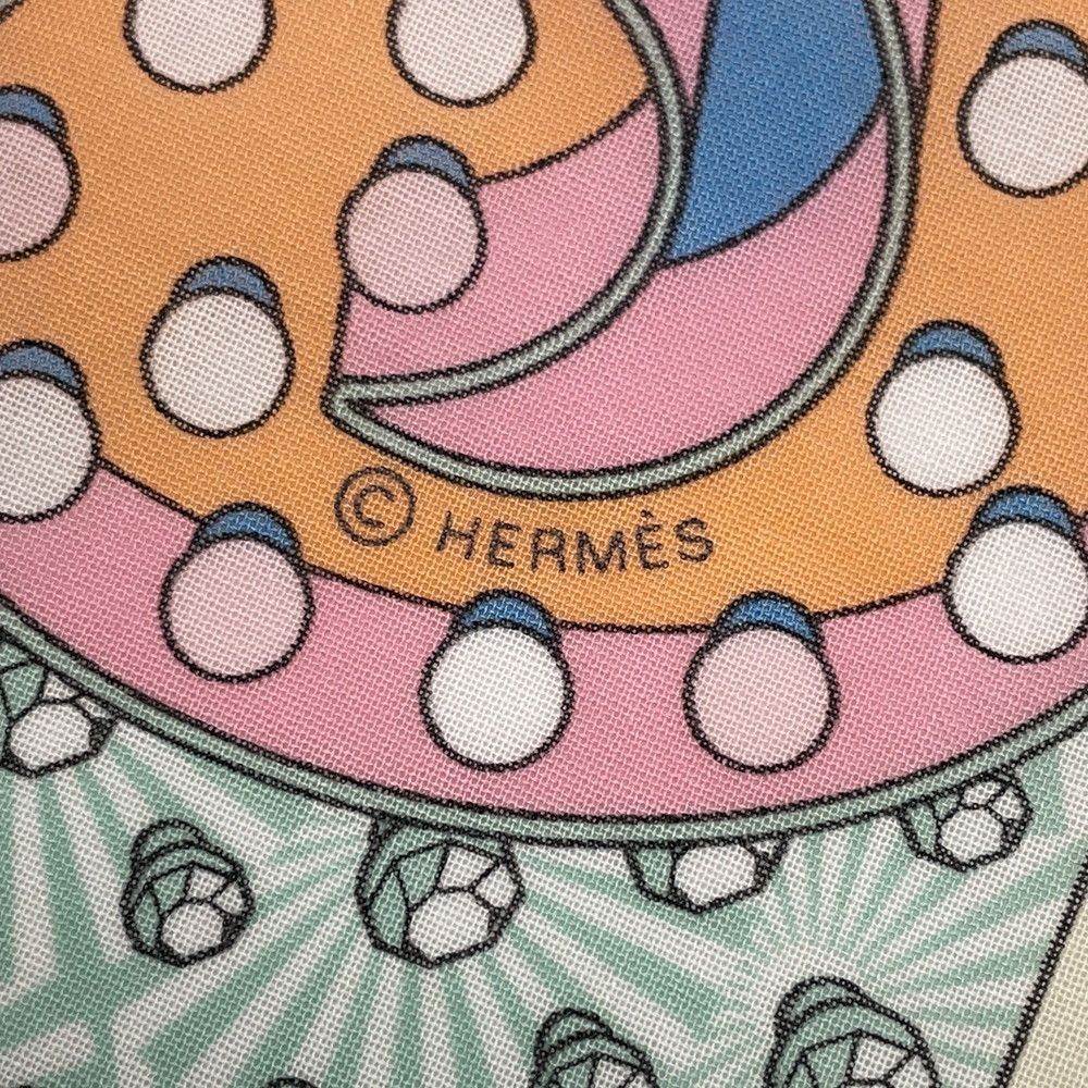 エルメス スカーフ カレ45 ガヴロッシュ エレクトリック コットン