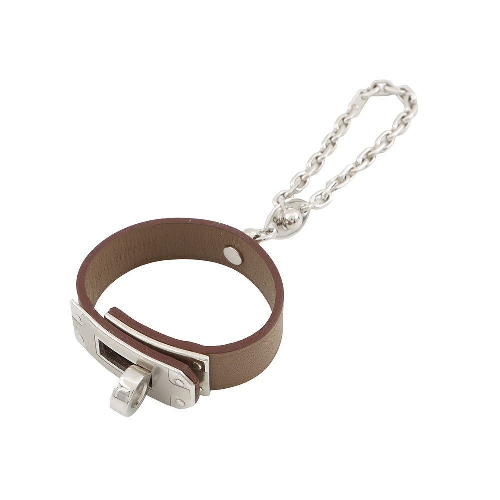 エルメス グローブホルダー ケリー エトゥープ/シルバー金具 スイフト