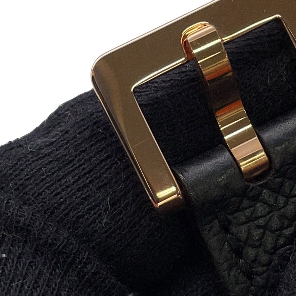 極美品HERMES エルメス ベルトポップH ブラック／ゴールド ピンク